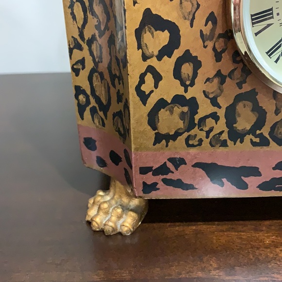 Animal Print Accent Clock - Picture 5 of 8